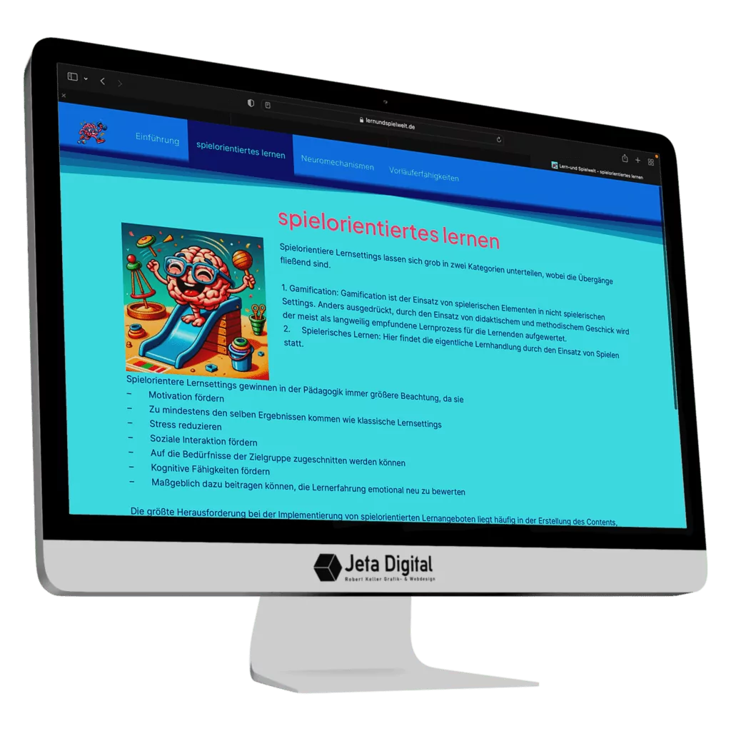 Webdesign Hauptseite